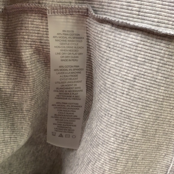 🔥🔥🔥NWT Elie Tahari Cotton Ribbed T Shirt Top - Picture 6 of 6